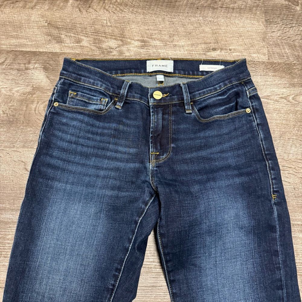 FRAME DENIM Le Garçon Jeans 24 - Picture 2 of 9